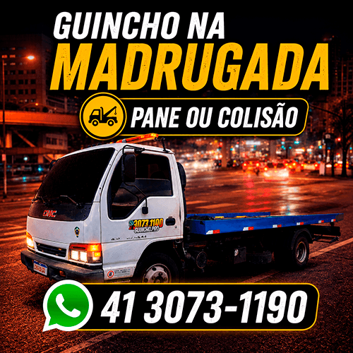 Atendimento guincho urgente Curitiba